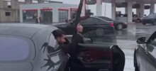 В Ингушетии кавказцы на люксовых автомобилях устроили дрифт и стрельбу из автоматов