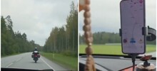 Без ДТП. "Смотри он впереди едет"