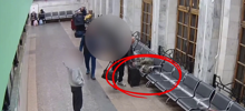 Момент похищения чемодана с миллионом рублей попал на видео