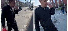 Мужчина с "фонарём" отшил приставучую девушку