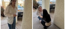 Глухая девушка впервые слышит голос своей лучшей подруги