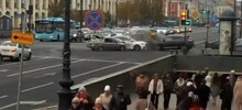 Мощный "штраф" за проезд на красный