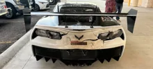 Chevrolet Corvette расплавился от долгой езды на высокой скорости