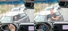 В Нидерландах водитель попытался объехать пробку по встречке — не вышло