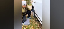 Когда решил поменять резину своими руками