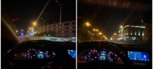 Видео из салона Audi A5, водитель которой на днях убил трёх человек