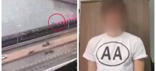Экстремал спрыгнул в Москву-реку с крыши поезда метро