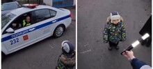 Мальчик попросил полицейских включить мигалки