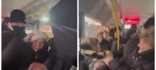 Пенсионерка устроила потасовку в автобусе в Ленинградской области