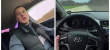 Парень проверил, правда ли, что быстрая езда по ямам легче