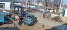 Кабан врезался в мотороллер