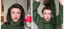 Идея для новогодней причёски