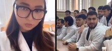 Студентка-медик показала аудиторию первого курса
