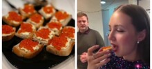 Реакция американца на бутерброд с красной икрой
