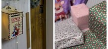 Почта Деда Мороза в деревенском магазине