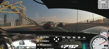 Российский спорткар Rossa LM GT попал в аварию на соревнованиях «24 часах Дубая»