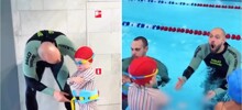 Тренер по плаванию показал, что значит быть преданным своему делу