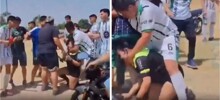 Судью жестоко избили после матча в Аргентине: нападение попало на видео