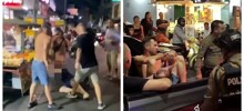 Туристы из разных стран устроили драку у бара в Таиланде