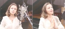 Оперная певица Екатерина Шелехова исполнила «За тихой рекою»