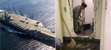 Авианосец ВМС США Gerald Ford столкнулся с проблемой канализации