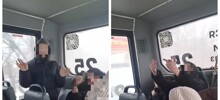 Хамское поведение школьников в маршрутке