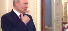 Неотредактированное видео поздравления Владимира Путина с 8 Марта