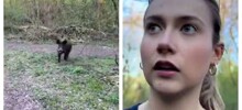 Реакция польской девушки на кабана