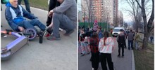 В Москве самокатчица покалечила пенсионера