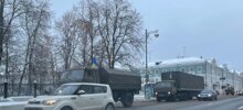 "Это что у нас тут происходит?": жители Твери  удивились военной технике с украинскими флагами