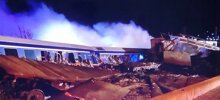 Момент страшного столкновения поездов в Греции попал на видео
