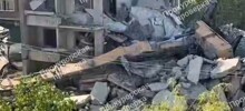В Тульской области экскаватор упал с четвёртого этажа и продолжил работу как ни в чём не бывало