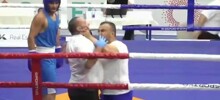 Тренер напал на рефери на чемпионате Европы по боксу среди школьников