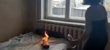 В Татарстане девушка спалила комнату ради эффектного видео для соцсетей