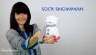 Как превратить белый носок в милого снеговика