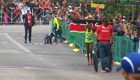 Кенийская бегунья из-за усталости финишировала на четвереньках