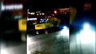 В Чили экскаватор упал в котлован 