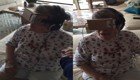  Бабушка впервые испытала на себе американские горки в очках виртуальной реальности