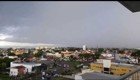 Эффектный удар молнии в Бразилии 