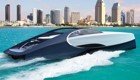 Люксовая яхта в стиле Bugatti Chiron