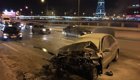 Авария дня. ДТП на Выборгской набережной в Петербурге