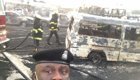 Взрыв бензовоза: в Нигерии сгорело более 50 автомобилей