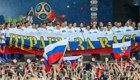 Футболисты сборной России встретились с болельщиками и поблагодарили за поддержку