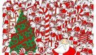 Найди потерю: венгерский художник нарисовал картинку, и теперь в интернете ищут шапку Санта-Клауса