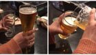 Типичная разница между маленькой и большой порциями пива в баре