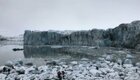 В Исландии туристам пришлось убегать от волны, вызванной отколовшимся ледником