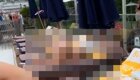 Любительница селфи выбрала странную позу для снимка