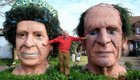 Забавные и нелепые статуи известных людей
