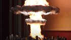 Диорама со взрывом атомной бомбы