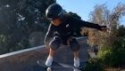 Тони Хоук помог 12-летней скейтбордистке съехать с 30-метровой мегарампы